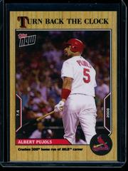 Albert Pujols #96 Baseball Cards 2022 Topps Now Turn Back the Clock Prices
