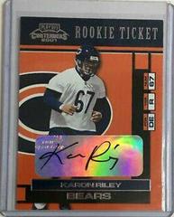 Karon Riley [Autograph] Football Cards 2001 Playoff Contenders Prices