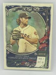 Gerrit Cole Baseball Cards 2023 Topps Allen & Ginter Spotless Spans Prices