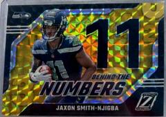 Jaxon Smith-Njigba [Gold] #12 Football Cards 2023 Panini Zenith Behind the Numbers Prices