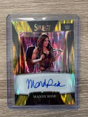 Mandy Rose [Gold Flash Prizm] #SN-MRS Wrestling Cards 2022 Panini Select WWE Signature Selections Prices
