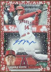 Logan O'Hoppe [Red] #HAC-LO Baseball Cards 2023 Topps Holiday Autographs Prices