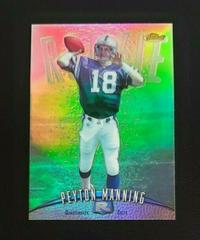 Peyton Manning [Refractor] #121 Football Cards 1998 Topps Finest Prices