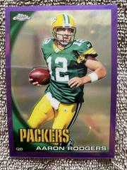 Aaron Rodgers [Purple Refractor] Football Cards 2010 Topps Chrome Prices