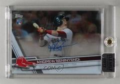 Andrew Benintendi Baseball Cards 2017 Topps Clearly Authentic Autographs Prices