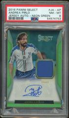 Andrea Pirlo [Neon Green] Soccer Cards 2016 Panini Select Jersey Autographs Prices