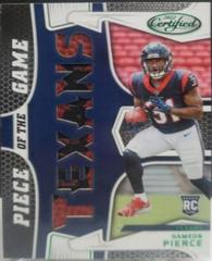 Dameon Pierce [Green] #PG-DP Football Cards 2022 Panini Certified Piece of the Game Prices