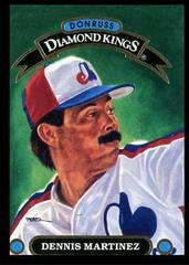 Dennis Martinez Baseball Cards 1992 Panini Donruss Diamond Kings Prices