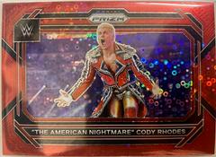 The American Nightmare' Cody Rhodes [Under Card Red] Wrestling Cards 2023 Panini Prizm WWE Prices