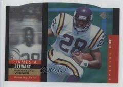 James A. Stewart [Die Cut] #39 Football Cards 1995 SP Holoview Prices