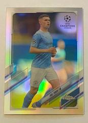 Phil Foden [Refractor] Soccer Cards 2020 Topps Chrome UEFA Champions League Prices