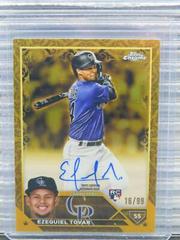 Ezequiel Tovar #CGA-ET Baseball Cards 2023 Topps Gilded Collection Chrome Gold Etch Autographs Prices