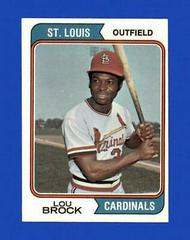 Lou Brock #60 Baseball Cards 1974 Topps Prices