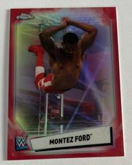 Montez Ford [Red Refractor] Wrestling Cards 2021 Topps Chrome WWE Prices