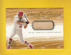 Rick Ankiel #RA Baseball Cards 2001 SP Game Bat Piece of the Game Prices