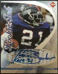 Tiki Barber Football Cards 1998 Collector's Edge 1st Place Rookie Ink Prices