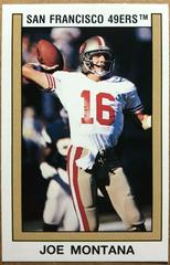 Joe Montana #157 Football Cards 1989 Panini Sticker Prices