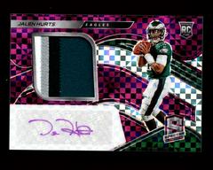 Jalen Hurts [Patch Autograph Neon Purple] #211 Football Cards 2020 Panini Spectra Prices