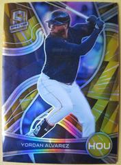 Yordan Alvarez [Gold] #28 Baseball Cards 2022 Panini Chronicles Spectra Prices