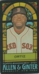 David Ortiz [Mini Stained Glass] Baseball Cards 2021 Topps Allen & Ginter Prices