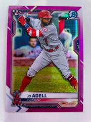 Jo Adell [Fuchsia Refractor] #42 Baseball Cards 2021 Bowman Chrome Prices