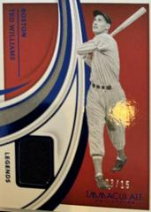 Ted Williams [Blue] #8 Baseball Cards 2021 Panini Immaculate Collection Prices