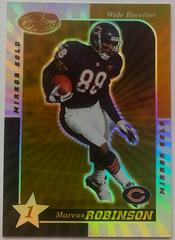 Marcus Robinson [1 Star Mirror Gold] Football Cards 2000 Leaf Certified Prices