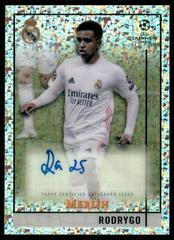 Rodrygo [Speckle Refractor] Soccer Cards 2020 Topps Merlin Chrome UEFA Champions League Autographs Prices