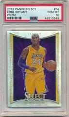 Kobe Bryant [Prizm] #54 Basketball Cards 2012 Panini Select Prices