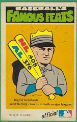 Ed Delahanty #38 Baseball Cards 1972 Fleer Famous Feats Prices