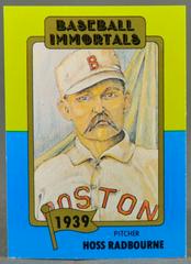 Hoss Radbourne #24 Baseball Cards 1980 Baseball Immortals Prices