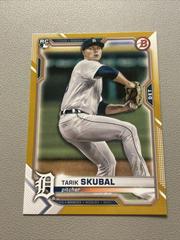 Tarik Skubal [Gold] #11 Baseball Cards 2021 Bowman Prices