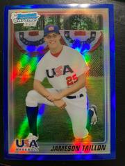 Jameson Taillon [Blue Refractor] #BC17 Baseball Cards 2010 Bowman Chrome 18U USA Baseball Prices