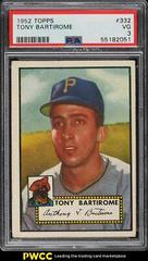 Tony Bartirome #332 Baseball Cards 1952 Topps Prices