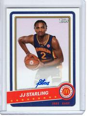 JJ Starling #PA-JS Basketball Cards 2022 Topps Chrome McDonald's All-American Paper Autographs Prices