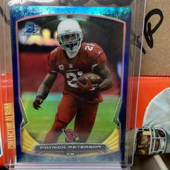 Patrick Peterson [Bubbles Refractor] #3 Football Cards 2014 Bowman Chrome Prices