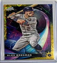 Alex Bregman [Gold Interstellar] #SG-3 Baseball Cards 2022 Topps Cosmic Chrome Star Gaze Prices