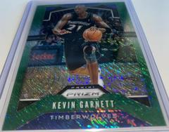 Kevin Garnett [Green Shimmer] Basketball Cards 2019 Panini Prizm Prices