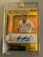 Gary Lineker [Gold Prizm] Soccer Cards 2022 Panini Prizm World Cup International Ink Autograph Prices