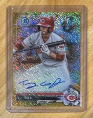 T.J. Friedl [Chrome Gold Shimmer] #CPA-TF Baseball Cards 2017 Bowman Prospect Autographs Prices