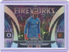 David de Gea [Silver] Soccer Cards 2022 Panini Prizm Premier League Fireworks Prices