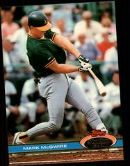 Mark McGwire Baseball Cards 1991 Stadium Club Prices