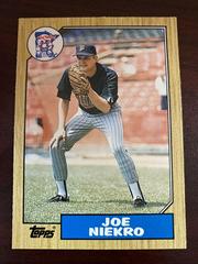 Joe Niekro #89T Baseball Cards 1987 Topps Traded Prices