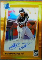 Ke'Bryan Hayes [Orange] #RRS-KH Baseball Cards 2021 Panini Donruss Optic Rated Rookie Signatures Prices