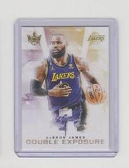 LeBron James #25 Basketball Cards 2022 Panini Court Kings Double Exposure Prices