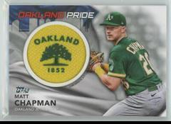 Matt Chapman #CFP-MCH Baseball Cards 2022 Topps City Flag Patch Relics Prices