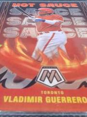 Vladimir Guerrero Jr. [Reactive Blue] #HS-5 Baseball Cards 2022 Panini Mosaic Hot Sauce Prices