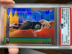 Stephen Curry [Blue] Basketball Cards 2018 Panini Donruss Optic All Stars Prices