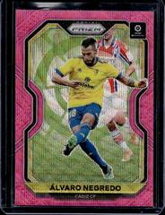 Alvaro Negredo [Pink Wave] #11 Soccer Cards 2020 Panini Chronicles Prizm La Liga Prices