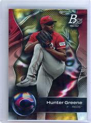 Hunter Greene [Foilfractor] #94 Baseball Cards 2023 Bowman Platinum Prices